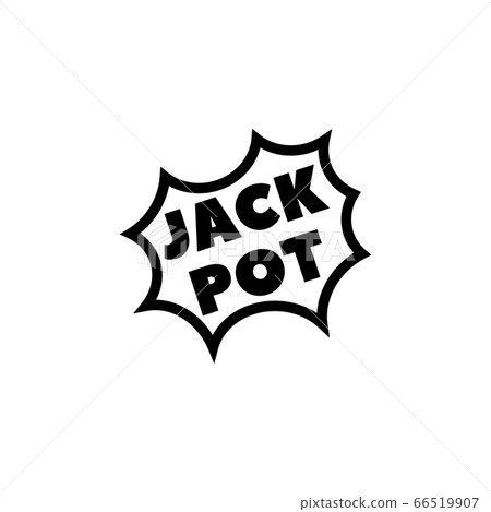 Jack Pot Casino Game Flat Vector Icon - Stock Illustration [66519907 ...