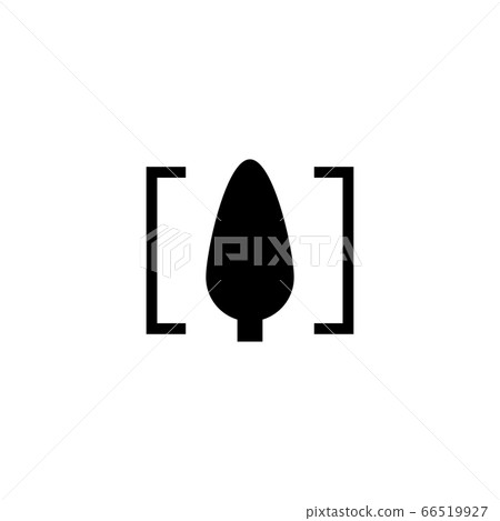 Tree Growth, Agriculture Sapling Flat Vector Icon 66519927