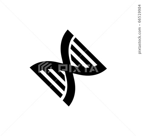 Dna Chain, Chromosome Flat Vector Icon 66519984