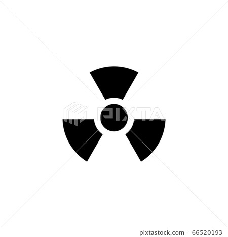 Radiation Alert, Reactor Radioactivity. Flat 66520193
