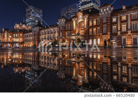 Tokyo Station Reflection Tokyo Station Reflection 66520480