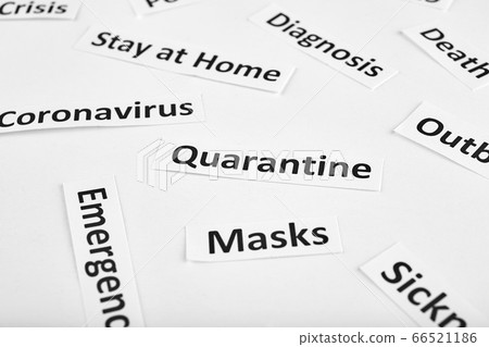 Coronavirus, COVID-19, SARS-CoV-2 newspaper headline clippings Coronavirus, COVID-19, SARS-CoV-2 newspaper headline clippings 66521186
