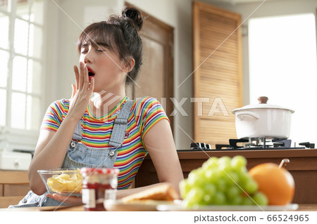 生活方式，女人，廚房 66524965