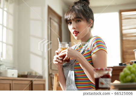 生活方式，女人，廚房 66525006