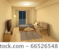 Studio apartment night view 66526548