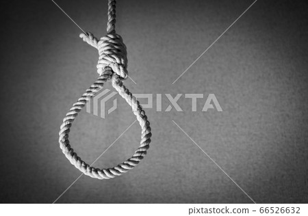 Suspended suicide image Suspended rope death penalty system 66526632