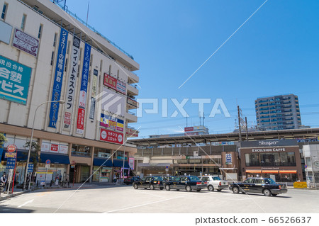Scenery in front of the station Motoyawata Station 66526637
