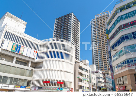 Scenery in front of the station Motoyawata Station 66526647