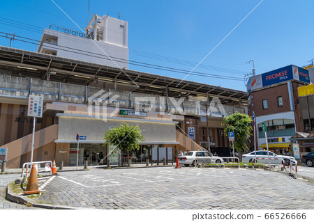 Scenery in front of the station Motoyawata Station 66526666