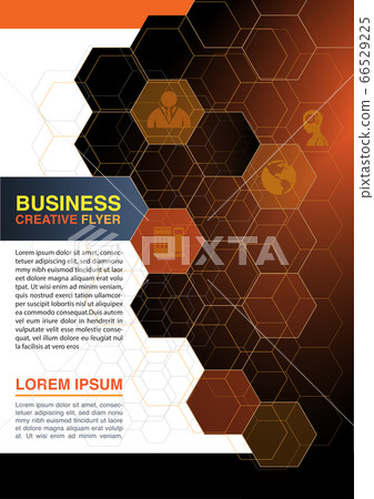 Business flyer template Business flyer template 66529225