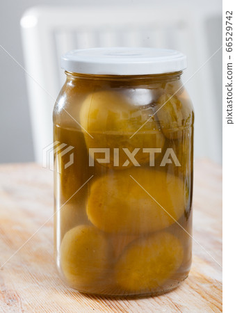 Salted in barrels green tomatoes Salted in barrels green tomatoes 66529742