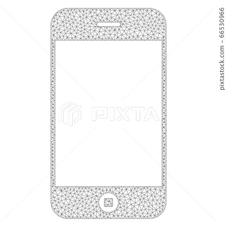 Mesh Vector Smartphone Icon - Stock Illustration [66530966] - PIXTA
