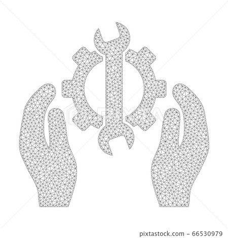 Mesh Vector Repair Service Icon-插圖素材 [66530979] - PIXTA圖庫