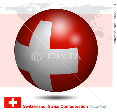 Switzerland global flag 66531021