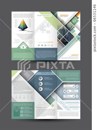 Business leaflet template Business leaflet template 66531146