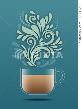 Hot coffee symbol Hot coffee symbol 66531213