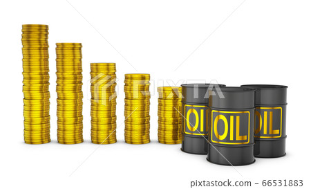 coins and a barrels 66531883