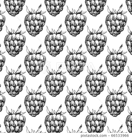 Raspberry Seed Pattern Raspberry seamless pattern for your design. Vector - Stock Illustration ...