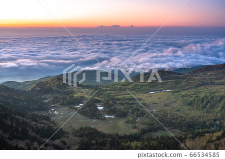 《群馬縣》 Shibutoge黎明時的國道最高點 66534585