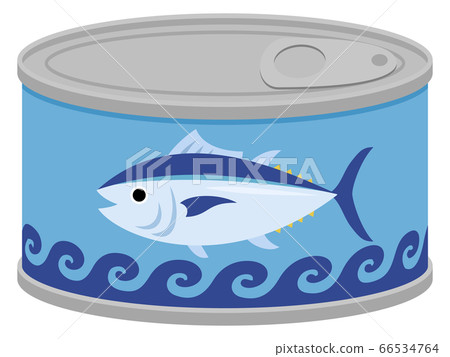 Illustration of canned tuna Illustration of canned tuna 66534764