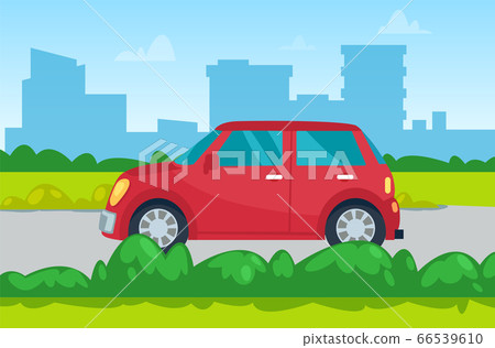 Automobile in City, Urban Transport, Auto Vector Automobile in City, Urban Transport, Auto Vector 66539610