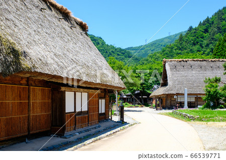Suganuma Gassho-zukuri village in early summer 66539771