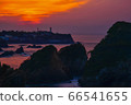 Before dawn of Daiozaki Lighthouse 66541655