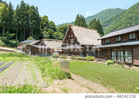 初夏的gan沼合掌祖里村 66542138