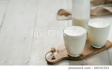 Gut health, fermented products concept Gut health, fermented products concept 66542561