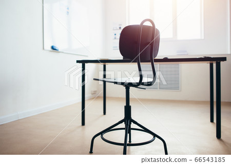 Vacant place empty work area in office 66543185
