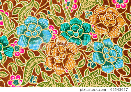 The beautiful of art Batik textile pattern. The beautiful of art Batik textile pattern. 66543657