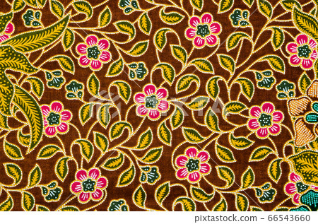 The beautiful of art Batik textile pattern that 66543660