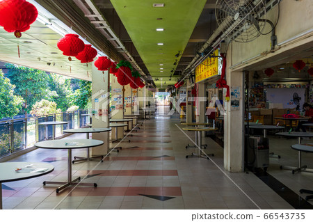 Food court in Singapore disappeared due to the outbreak of the new coronavirus 66543735