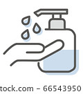 Simple illustration of disinfection 66543950