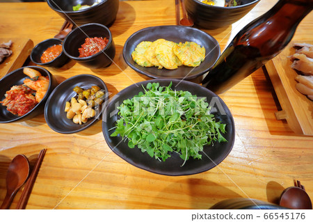Sprout vegetables, vegetables, Korean food, Korean cuisine, K food, k food, 66545176