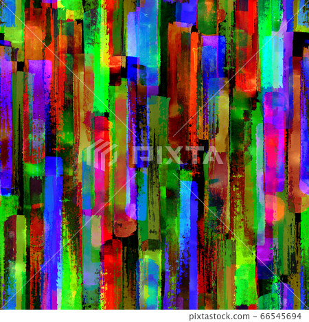 Abstract grunge cross geometric shapes contemporary art multicolor seamless pattern background 66545694