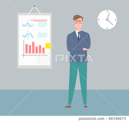 Businessman Office, Workplace Presentation of Man 66546673