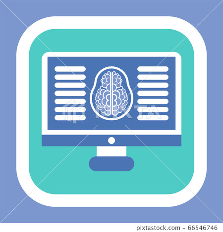 Brain Computed Tomography CT MRI Checkup Vector 66546746