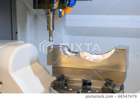 The 5 axis CNC machining center . 66547479