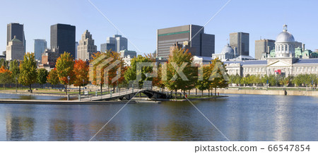 Montreal Old Port skyline in autumn, Canada Montreal Old Port skyline in autumn, Canada 66547854