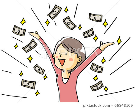 福利補助金非凡的收入獎金婦女歡喜 66548109