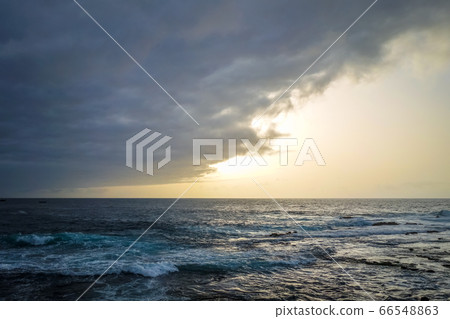 Ocean view in Santo Antao island, Cape Verde 66548863