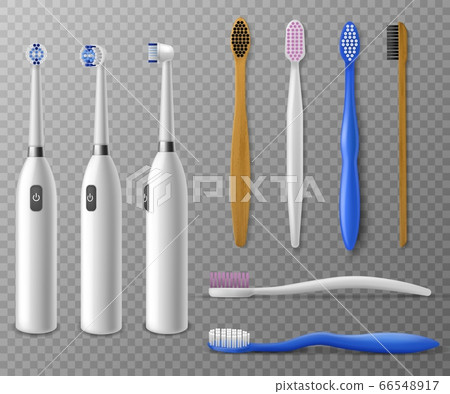 Download Toothbrushes Mockup Realistic Toothbrush In Stock Illustration 66548917 Pixta