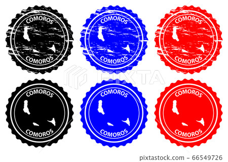 Comoros rubber stamp 66549726