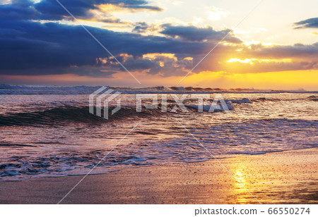 Sea sunset Sea sunset 66550274