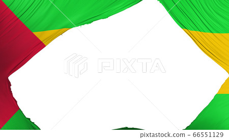 Divided Sao Tome and Principe flag 66551129