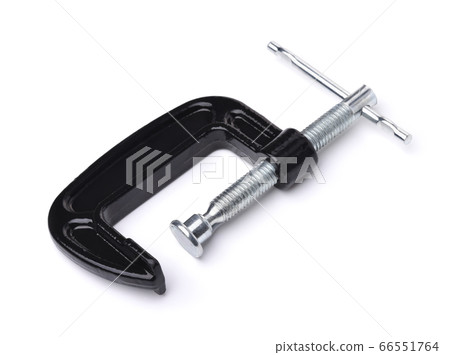 Black metal C clamp 66551764