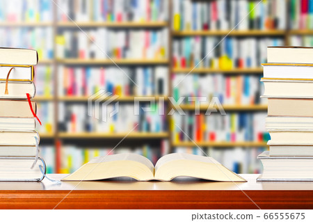Books and bookshelves background 66555675