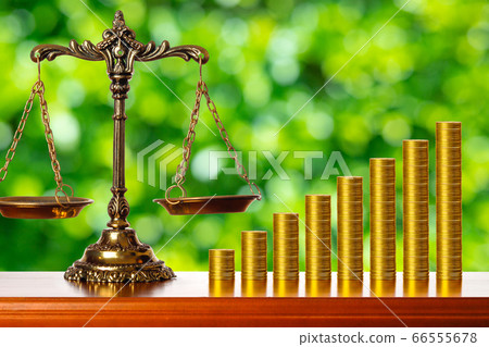 Retro balance and money 66555678