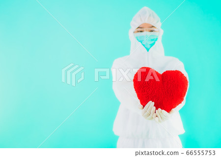 woman with container board parcel box packaging prepare for shipping for customer online shopping 66555753